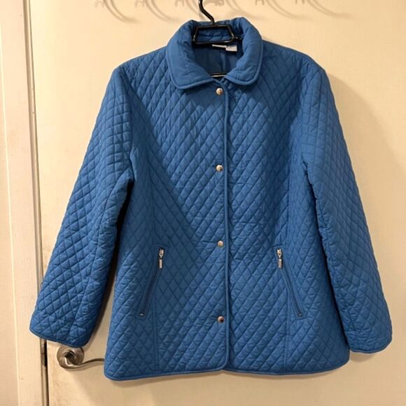 Princess Cruises Blue Quilted Snap Button Polyester LS Winter Jacket Size XXL - Picture 2 of 12